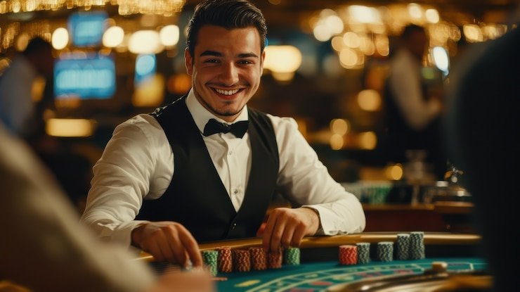 bandarlotre slot mobile app interface showing live blackjack table and Liga 1 sportsbook on an Android phone